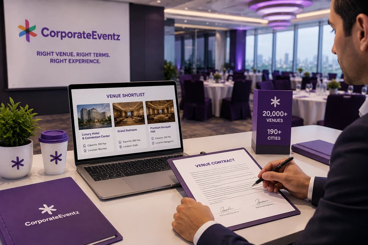 Venue Sourcing & Contracting